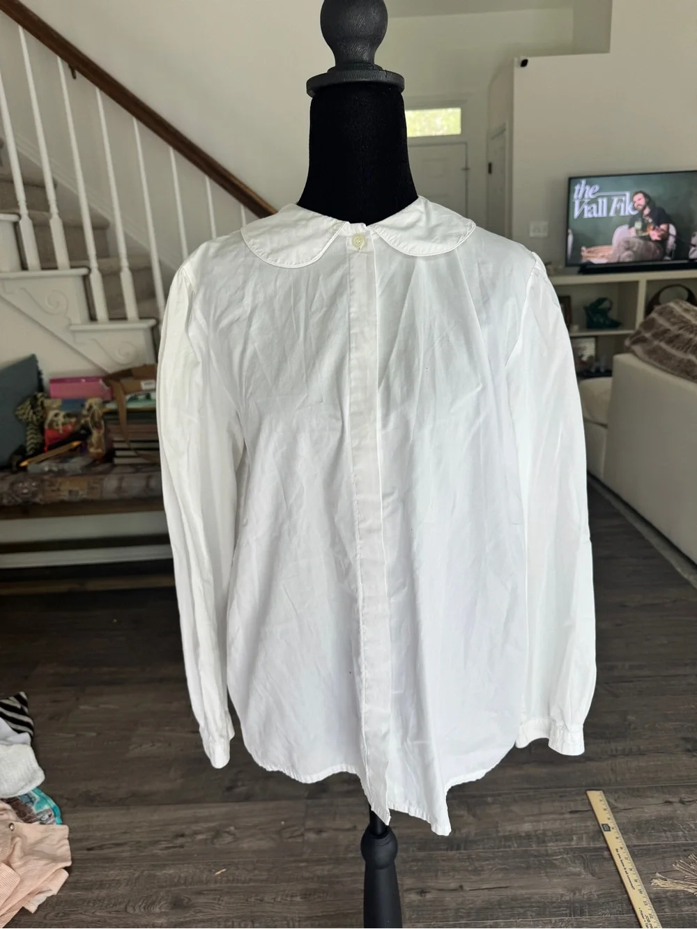 J. Crew White Button-Down Blouse